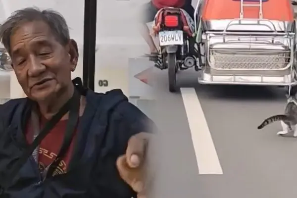 Tricycle driver na kinaladkad ang isang pusa, nagsalita na